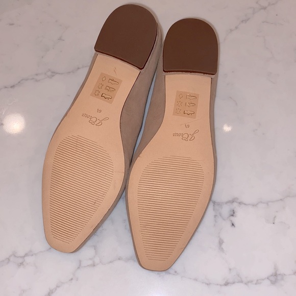 💕SOLd💕NIB J.Crew Women’s Suede Classic Flats Ashen Brown (6.5) - Picture 3 of 7